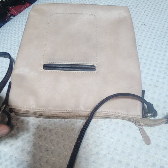 MULTISAC EUC BLUSH CREAM FAUC LEATHER CROSSBODY BAG - Picture 7 of 9